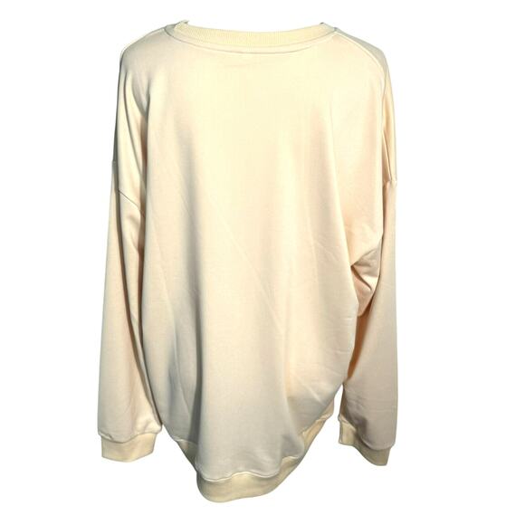 RAINBOW BRITE NEW Womens XXL Made In The 80’s Cream Sweatshirt Twink Sprite Cozy - Picture 3 of 10